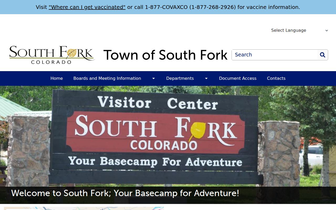 South Fork warrant records traffic citation payment route